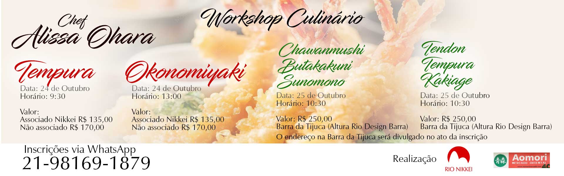 workshop culinario 03- datas e valores
